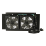 PANDUIT PZWMCFKHF – Kit de Ventiladores para Gabinete / 2 Unidades / 122 CFM Total / 120 Vca / Cable 2 m (6.6 ft) / Montaje Completo