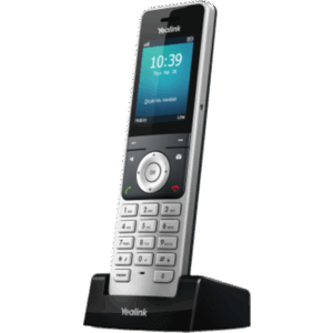 YEALINK W56H – Teléfono Inalámbrico DECT Yealink W56H para Bases W70B W80 y W90 con Pantalla a Color Audio HD y Batería de 30 Horas