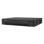 HIKVISION IDS-7216HQHI-M1/T – DVR Híbrido / 16 Canales TURBOHD + 8 Canales IP / 3K Lite 2560x1440 / Audio Bidireccional por Coaxitron / AcuSense / H.265+ / 1 Bahía HDD hasta 10 TB / Salida Full HD