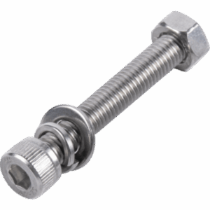 EPCOM POWERLINE EPL-BOLTS-60 – Tornillo de Acero Inoxidable / M8 x 60 mm / Montaje Fotovoltaico / Resistente a Corrosión / Acabado Pulido