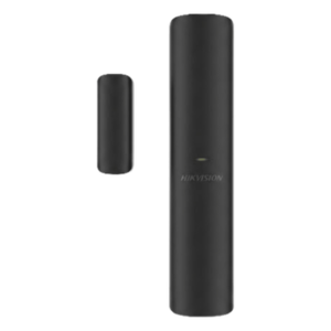HIKVISION DS-PDMC-EG2-WB(B)/BLACK – Contacto Magnético Inalámbrico / 2 Zonas Cableadas Adicionales / Comunicación Bidireccional 433 MHz / Montaje en Superficies Metálicas / Color Negro