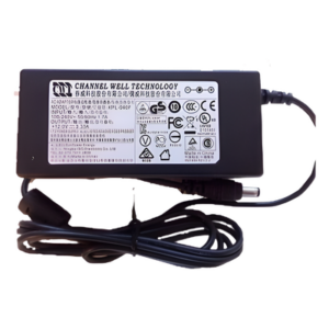 HIKVISION KPL-040F – Fuente de Poder Regulada / 100-240V~ / 12VCC 3.33A / Conector 5.5mm / 328 pies recomendado