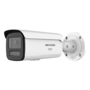 HIKVISION DS-2CD2T67G3-LIY – Bala IP / 6 Megapixel / Lente 4 mm / 60 m (197 ft) IR + Luz Blanca / Exterior IP67 / WDR 130 dB / AcuSense 3.0 / Metal / NEMA 4X / AcuSeek