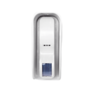 Politec NATSENSORWS – Sensor de Movimiento Tipo Cortina / 100 % Exterior / Alimentado por baterias / Doble tecnologia MW & PIR / Compatible con cualquier panel de alarma