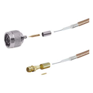EPCOM INDUSTRIAL SN-142-SMAHI-100 – Jumper RF / 100 cm (3.28 ft) / RG-142/U / N Macho a SMA Hembra Inverso / 8 GHz