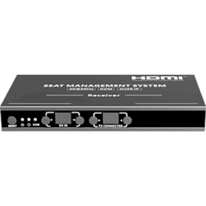 EPCOM TITANIUM TT-MOIP-KVM-RX – Receptor KVM por IP | 4K@60Hz | 120 m con PoE | Loop-out | Multiview y Videowall | HDMI 2.0 | USB 2.0 | Metálico