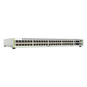 ALLIED TELESIS AT-GS948-MX-10 – Switch Stackeable Capa 3, 48 puertos 10/100/1000Mbps + 2 puertos SFP Combo + 2 puertos SFP+ 10G Stacking