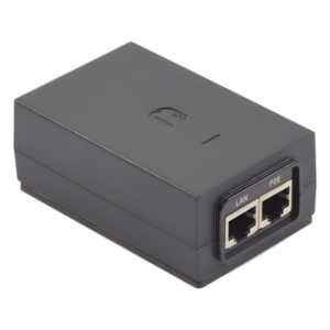 UBIQUITI POE-24-24W – Adaptador PoE / 24 VDC / 1.0 A / Fast Ethernet 10/100 Mbps / 0 a 40 °C / 88x57x33 mm