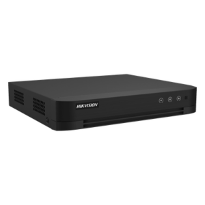 HIKVISION IDS-7204HUHI-M1/T – DVR Pentahíbrido / 8 Canales / 4K 8 Megapixel / H.265+ / AcuSense / Audio Bidireccional / 1 Bahía HDD 10 TB / Salida Full HD