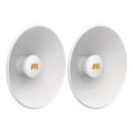 MIMOSA NETWORKS N5-X20-2PACK – Par de Antenas Modulares / Dual Slant / 4.9 - 6.4 GHz / 20 dBi / Apertura 45° / 27 cm (10.63 in) / Para Radio C5x