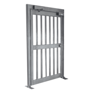 ALVARADO MSGXS48-GL – Puerta de Alta Seguridad / Cuerpo Completo / Acero Galvanizado ASTM A123/A153 / Cerradura Eléctrica Fallo Seguro / Malla Diamante o Rombo