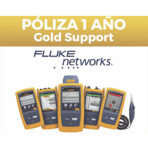 FLUKE NETWORKS GLD-OFP-100-QI – Póliza de Soporte Gold / 1 Año / Calibración Anual / Reparación por Daños Accidentales / Actualización Tecnológica Continua / Equipos y Accesorios de Fibra Óptica