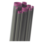 RAWELT TAL-13-PC – Tubo Conduit Rígido de Aluminio / Recubrimiento PVC 40 mils / Rosca Uretano Púrpura 2 mils / 1/2" (12.7 mm) / Longitud 3.05 m (10 ft) / Aleación 6063-T5