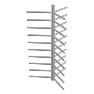 HIKVISION H44X0-POLE/DM60 – Eje Central de Refacción / Torniquete de Cuerpo Completo / Carril Sencillo / Acero Inoxidable