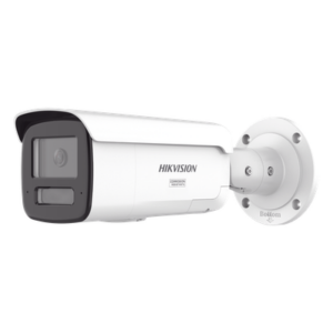 HIKVISION DS-2CD2T47G3-LIY – Bala IP 4 Megapixel / Lente 4 mm / 60 mts IR + Luz Blanca / Exterior IP67 / WDR 130 dB / ACUSENSE 3.0 / Metal / NEMA 4X / ACUSEEK