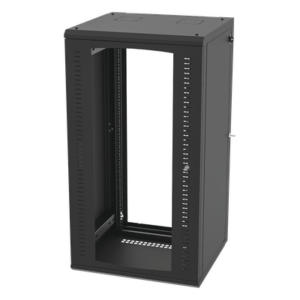 LINKEDPRO BY EPCOM SR-1924-GAP-V4 – Gabinete Abatible de Pared (Con Marco Trasero) con Rack 19" de 24 Unidades. Ventana de Cristal Templado.