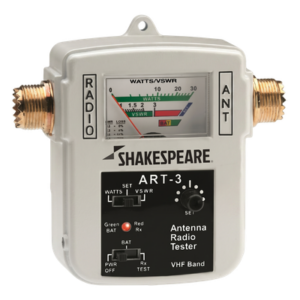 SHAKESPEARE ART-3 – Probador de Antena y Radio / 155-158 MHz / 0-30 W / VSWR / 12 V