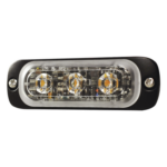SIGNALPRO SP3B – Luz Auxiliar LED / 3 LED de Alta Potencia / 12 Patrones Programables / Sincronización 15 Unidades / IPX8 / SAE J595 Clase 1 / Multivoltaje 12~24 VCD / Ultradelgada 0.35 pulgadas (9 mm)
