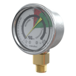 VIKING 927612 – Manómetro de Contacto / 2901 PSI (200 bar) / Contacto N.O. Baja Presión / IP65 / -20°C a +55°C / 50 mm