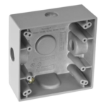 RAWELT RC-0502 – Caja de Conexión a Prueba de Intemperie / Aluminio Die-Cast / 3 Salidas / 1/2" NPT / IK09 / 492 cm³