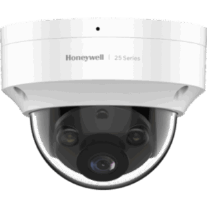 HONEYWELL HC25C42R1V – Cámara Domo IP / 2 MP / Lente Fijo 2.8 mm / Color 24/7 Dual-Light 30 m / WDR 80 dB / IP66 IK10 / PoE / NDAA