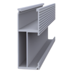 EPCOM POWERLINE EPLSR84050 – Riel de Montaje Fotovoltaico / Aluminio Anodizado / Longitud 4050 mm (13.3 ft) / Módulos Fotovoltaicos / Diseño Versátil