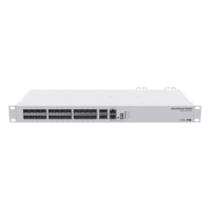 MIKROTIK CRS326-24S+2Q+RM – Cloud Router Switch / Dual OS / 24x 10G SFP+ / 2x 40G QSFP+ / 640 Gbps / 252 Mpps / Redundante