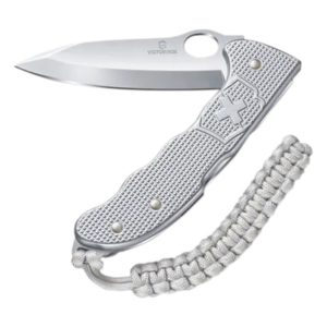 VICTORINOX VM26 – Navaja Multifunción / Acero Inoxidable / Cachas Alox Acanaladas / Hoja Bloqueable / 136 mm / 186 g