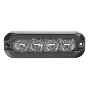 ECCO ED3793RB – Luz de Advertencia Direccional / 8 LED Bicolores / Flexible hasta 120° / IP69K / 69 Patrones / 12-24 V
