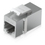 UBIQUITI UACC-KEYSTONE-COUPLER-C6A – Acoplador Keystone / Cat6A Pasante / 10 Gbps / PoE / Snap-In / Paquete 12 Piezas
