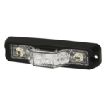 ECCO ED3777-A – Luz perimetral direccional / Ultra brillante ámbar / 180° visibilidad / 12-24 VCC / 5.1 x 1.2 x 1.35 in