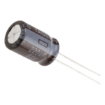 SYSCOM 0220M0063V – Capacitor Electrolítico Radial / 220 µF / 63 Vcc / 105 °C / 10 x 15 mm