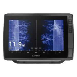 GARMIN 10-02881-00 – Plotter de pesca / Pantalla táctil 12" / Sonda CHIRP + SideVü + ClearVü / 600W / IPX7 / Sin transductor