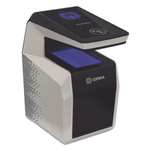 IDEMIA (MORPHO) 293777400 – Lector de huella 3D sin contacto / Captura 4 dedos / MIFARE DESFire / Ethernet / Montaje en pared