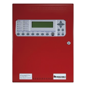 HOCHIKI FNP-1127SP00RS-120 – Panel de Detección de Incendio Direccionable / 1 Lazo SLC / 254 Puntos por Lazo / 120V / LCD 8x40 Caracteres / RS-232 y RS-485 / En Español / Color Rojo