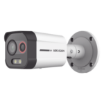 HIKVISION DS-2TD2608-2/QA – Cámara Bala IP Biespectral Térmica y Óptica / Térmica 96 x 72 / Óptica 4 MP ColorVu / VCA Perimetral / IR 30 m (98.4 ft) / IP67 / PoE