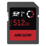 HIKSEMI by HIKVISION HS-SD-E30/512G – Memoria SDXC / 512 GB / Lectura 180 MB/s / Escritura 150 MB/s / V30 U3 Clase 10 / Rango -25°C a 80°C