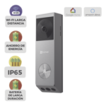EZVIZ CS-EP3X – Videoportero IP de Batería / Dual Cámara 3 MP + 2 MP / Panel Solar 1.2W / IR 6 m (19.7 ft) / IP65 / Audio Bidireccional / Wi-Fi