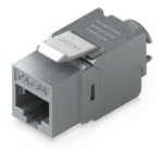 UBIQUITI UACC-KEYSTONE-JACK-C6A – Keystone Jack / Cat6A / Terminación Toolless / Snap-In / 12 Piezas / 23-26 AWG