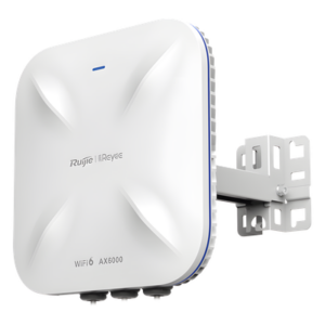 RUIJIE RG-RAP6260(H) – Punto de Acceso Mesh Wi-Fi 6 / Banda Dual 5.95 Gbps / MU-MIMO 4x4 / Omnidireccional 360° / Puerto 2.5G PoE y SFP / Exterior Industrial