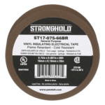 PANDUIT ST17-075-66BR – Cinta Aislante Eléctrica / PVC 0.18 mm / 19 mm x 20.12 m (66 ft) / 600V / Ignífuga UL 510 / -10°C a 80°C