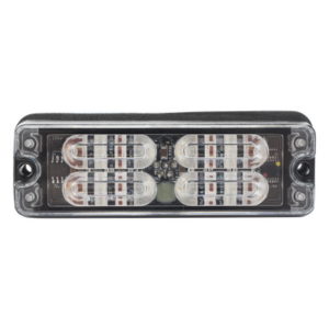 ECCO ED3511RB – Luz de Advertencia LED de Montaje en Superficie / 12 LEDs de 1 W / 36 Patrones de Destello / 12-24 V / IP67 / SAE Clase I / R65