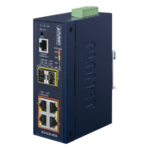 PLANET IGS-5225-4P2S – Switch Industrial Administrable Capa 2 / 4 Puertos PoE 802.3af/at Gigabit / 2 Puertos SFP 100/1000X / Anillo Redundante