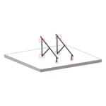 EPCOM POWERLINE BOXGM012X2ST – Caja de accesorios / Kit montaje / 2 pies fijos 120 mm / 12 tornillos expansores / 4 conectores tierra / 16+6 tornillos DIN912