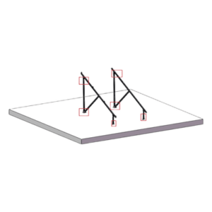 EPCOM POWERLINE BOXGM012X2ST – Caja de accesorios / Kit montaje / 2 pies fijos 120 mm / 12 tornillos expansores / 4 conectores tierra / 16+6 tornillos DIN912
