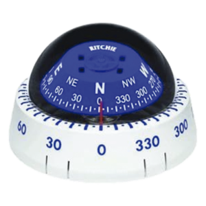 RITCHIE XP-99W – Brújula para Kayak / Esfera 2 3/4″ (70 mm) / Montaje Superficial Bajo / Sin Cableado