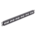 PANDUIT CPP24WBLY – Panel de Parcheo Modular / Plano / Sin Blindaje / 24 Puertos / 1UR / 19" / CRS