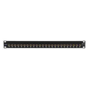 SIEMON UP6-F1-24L-RS – Patch Panel / UTP / Cat6 / 24 Puertos / Plano / 1U / 19 Pulgadas
