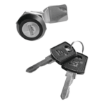 PRECISION PST7053E – Cerradura con Paleta Metálica / 2 Llaves de Seguridad / Acero / Gabinetes 0-600 mm (0-1.97 ft) / Llave Maestra / Compatible Poliéster
