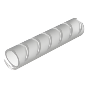PANDUIT T50F-C – Agrupador Protector de Cable / 12.7 mm OD / 30.5 m (100 ft) / Polietileno Natural / UL94-HB